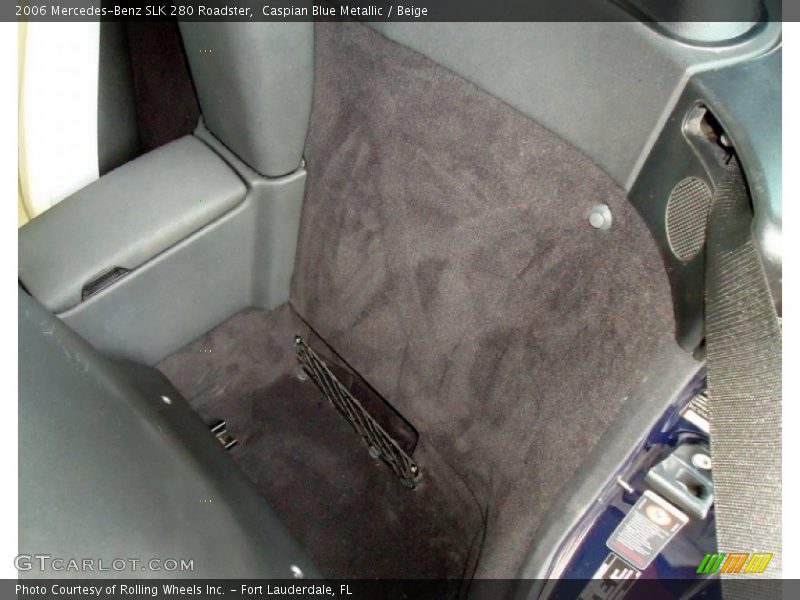 Caspian Blue Metallic / Beige 2006 Mercedes-Benz SLK 280 Roadster