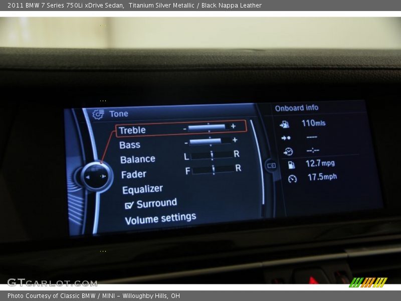 Titanium Silver Metallic / Black Nappa Leather 2011 BMW 7 Series 750Li xDrive Sedan