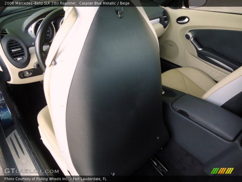 Caspian Blue Metallic / Beige 2006 Mercedes-Benz SLK 280 Roadster