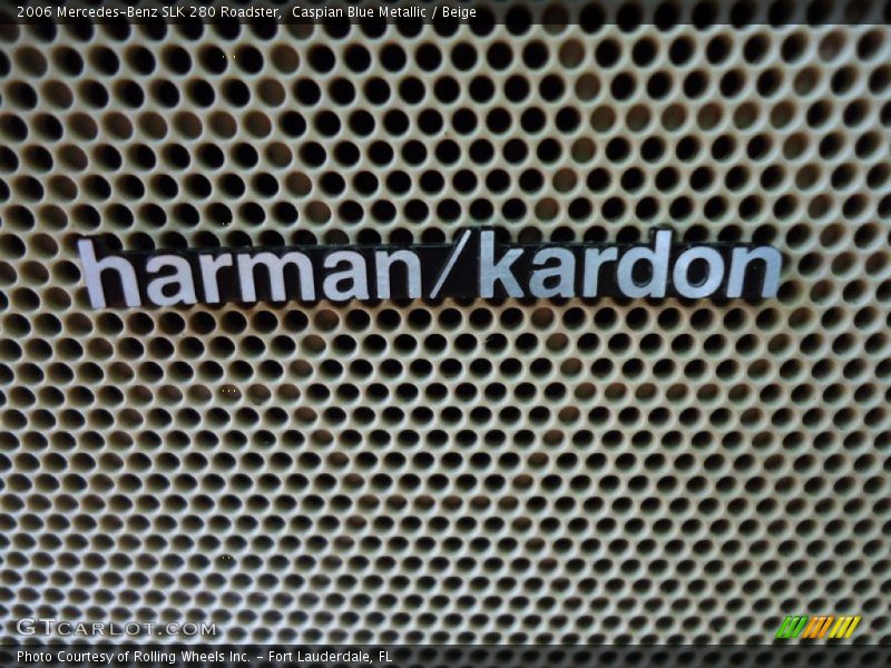 Caspian Blue Metallic / Beige 2006 Mercedes-Benz SLK 280 Roadster