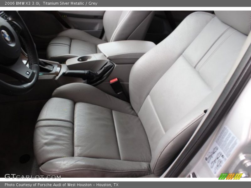 Titanium Silver Metallic / Grey 2006 BMW X3 3.0i