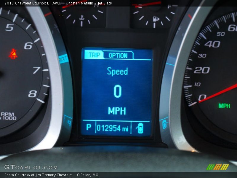 Tungsten Metallic / Jet Black 2013 Chevrolet Equinox LT AWD