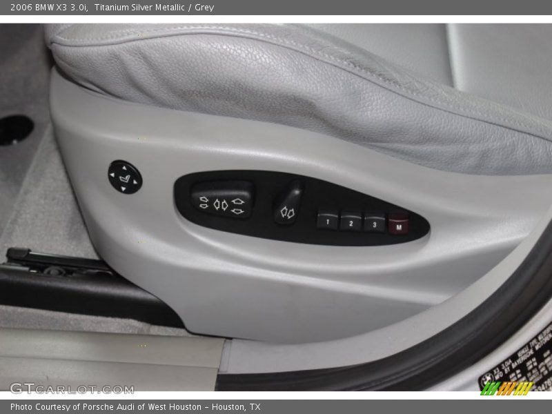Titanium Silver Metallic / Grey 2006 BMW X3 3.0i