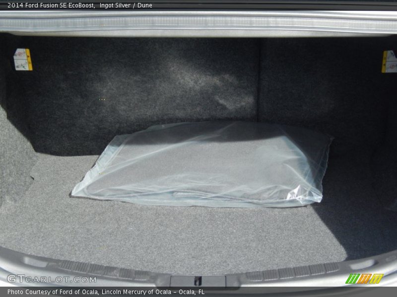 Ingot Silver / Dune 2014 Ford Fusion SE EcoBoost