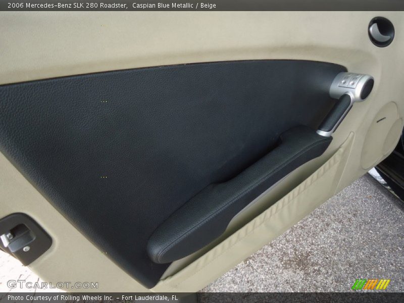 Caspian Blue Metallic / Beige 2006 Mercedes-Benz SLK 280 Roadster