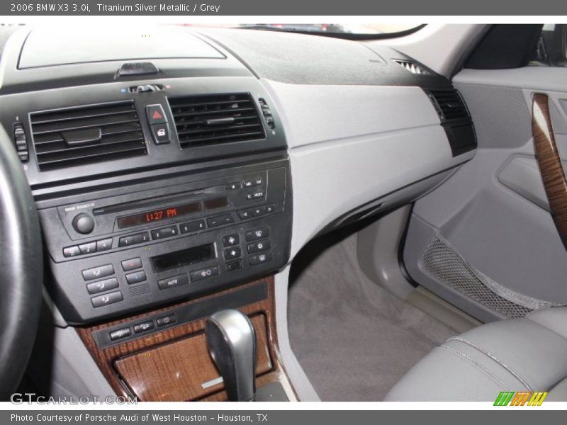 Titanium Silver Metallic / Grey 2006 BMW X3 3.0i