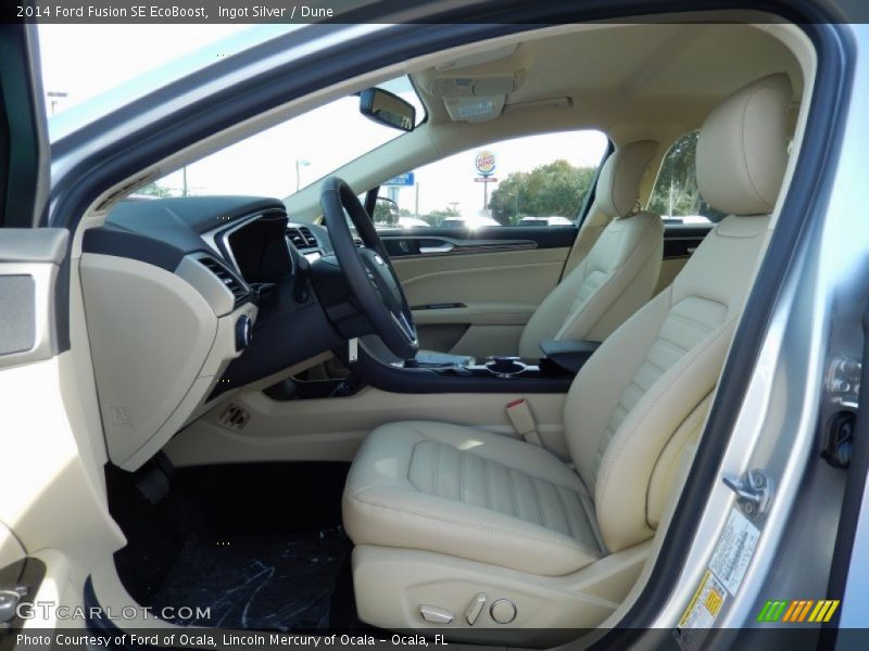 Ingot Silver / Dune 2014 Ford Fusion SE EcoBoost