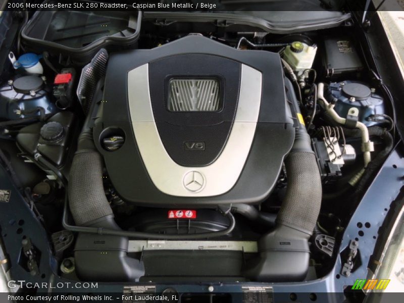 Caspian Blue Metallic / Beige 2006 Mercedes-Benz SLK 280 Roadster