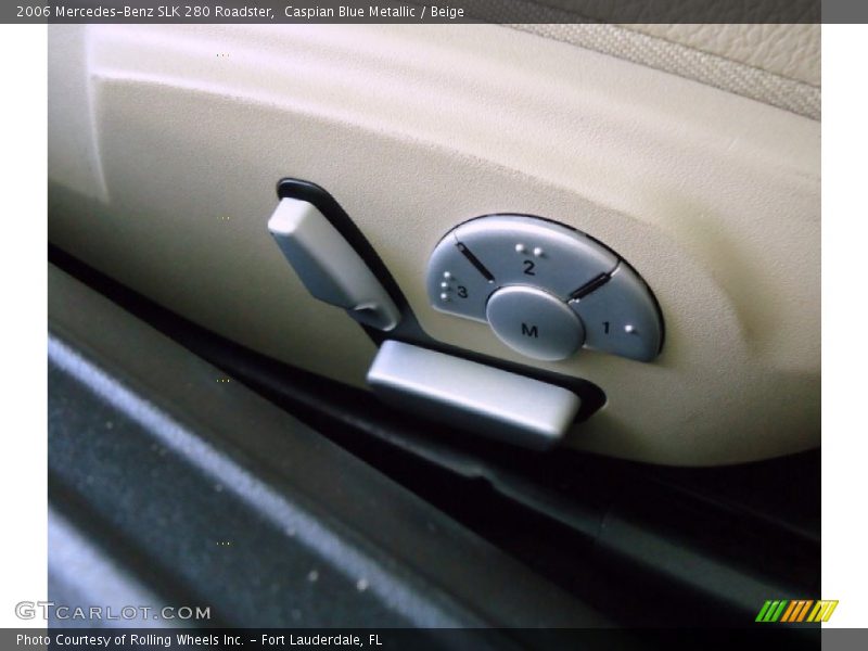 Caspian Blue Metallic / Beige 2006 Mercedes-Benz SLK 280 Roadster