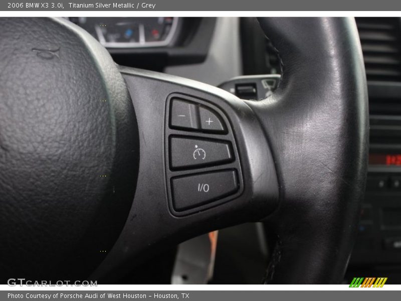 Titanium Silver Metallic / Grey 2006 BMW X3 3.0i