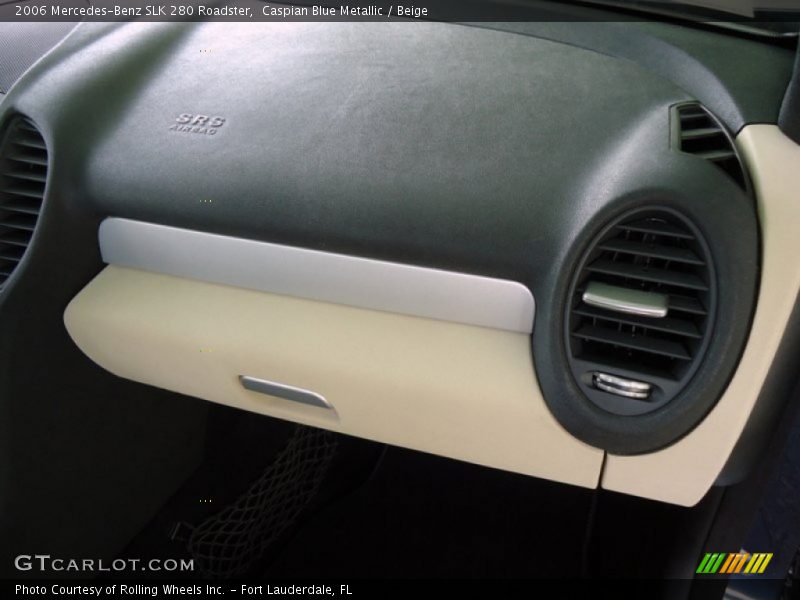 Caspian Blue Metallic / Beige 2006 Mercedes-Benz SLK 280 Roadster