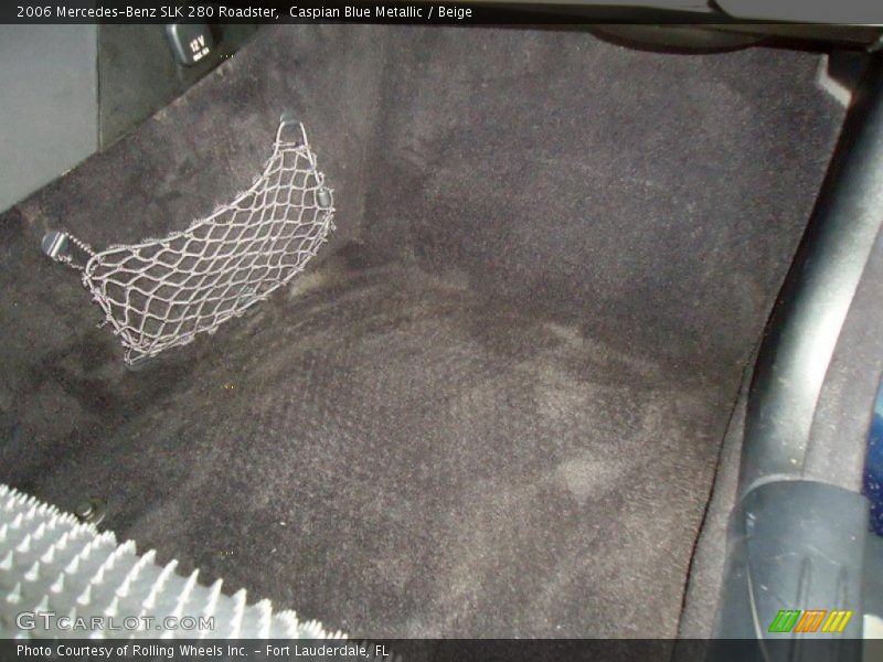 Caspian Blue Metallic / Beige 2006 Mercedes-Benz SLK 280 Roadster