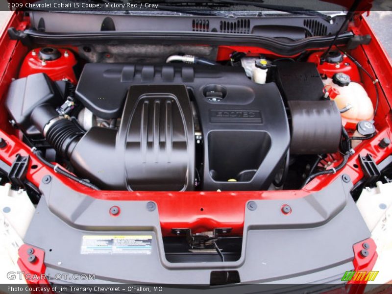 Victory Red / Gray 2009 Chevrolet Cobalt LS Coupe