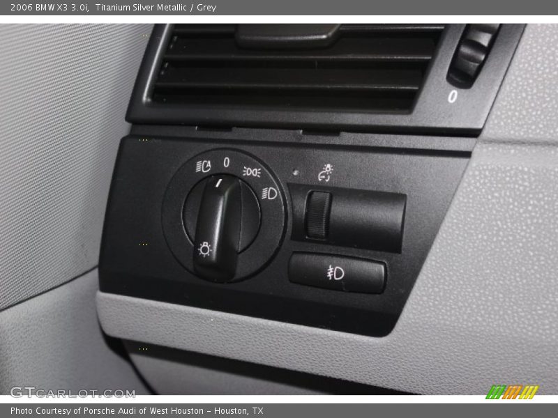 Titanium Silver Metallic / Grey 2006 BMW X3 3.0i
