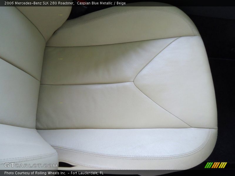 Caspian Blue Metallic / Beige 2006 Mercedes-Benz SLK 280 Roadster