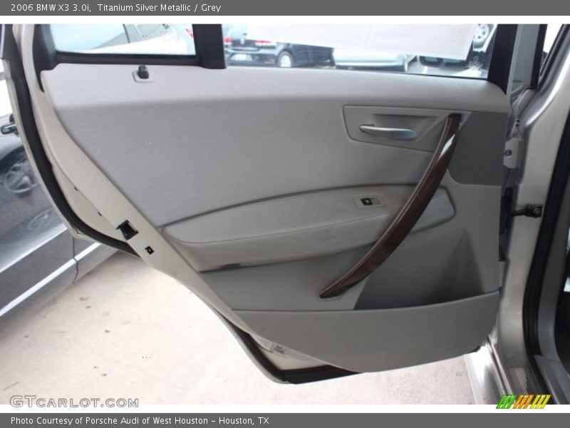 Titanium Silver Metallic / Grey 2006 BMW X3 3.0i