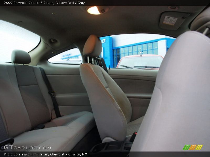 Victory Red / Gray 2009 Chevrolet Cobalt LS Coupe