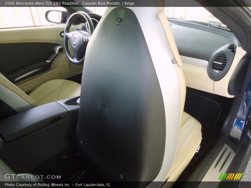 Caspian Blue Metallic / Beige 2006 Mercedes-Benz SLK 280 Roadster