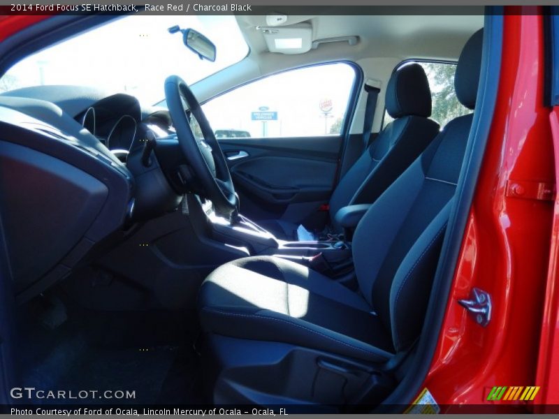 Race Red / Charcoal Black 2014 Ford Focus SE Hatchback