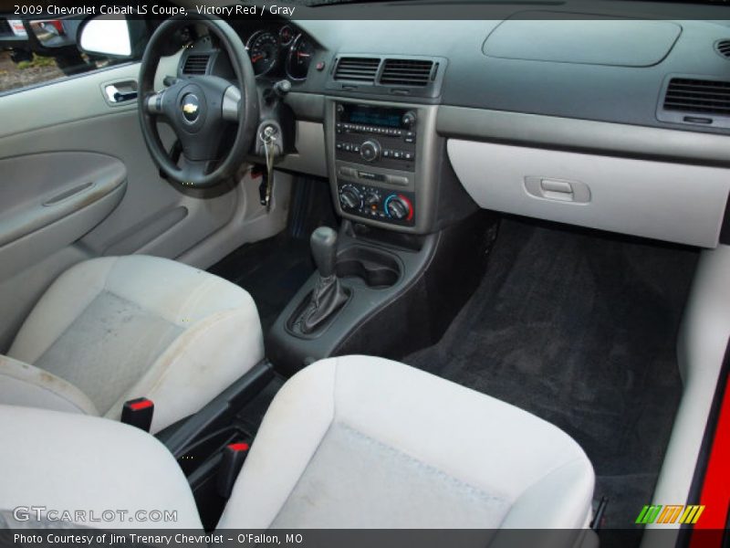 Victory Red / Gray 2009 Chevrolet Cobalt LS Coupe