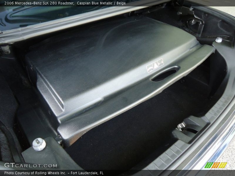 Caspian Blue Metallic / Beige 2006 Mercedes-Benz SLK 280 Roadster
