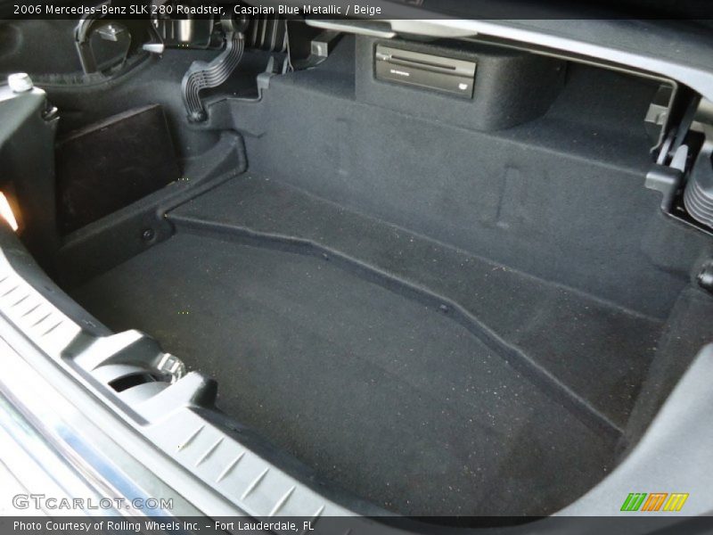Caspian Blue Metallic / Beige 2006 Mercedes-Benz SLK 280 Roadster
