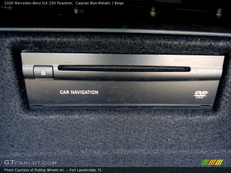 Caspian Blue Metallic / Beige 2006 Mercedes-Benz SLK 280 Roadster