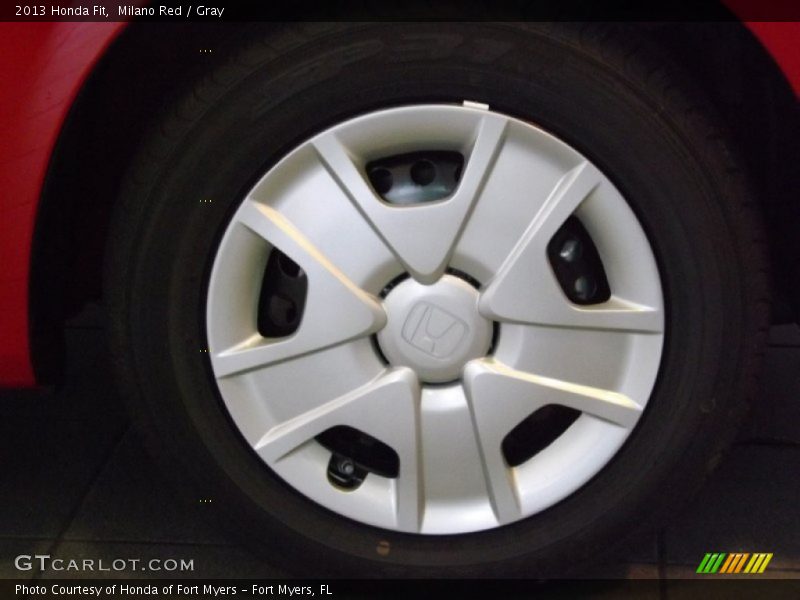Milano Red / Gray 2013 Honda Fit