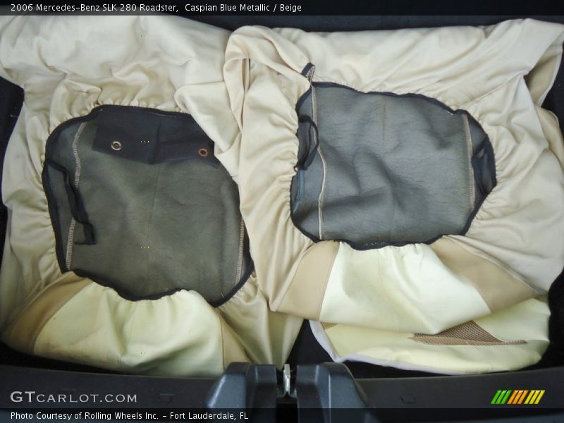 Caspian Blue Metallic / Beige 2006 Mercedes-Benz SLK 280 Roadster