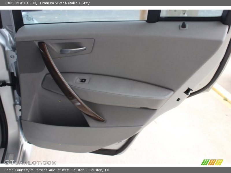 Titanium Silver Metallic / Grey 2006 BMW X3 3.0i