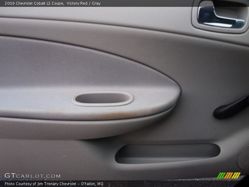 Victory Red / Gray 2009 Chevrolet Cobalt LS Coupe