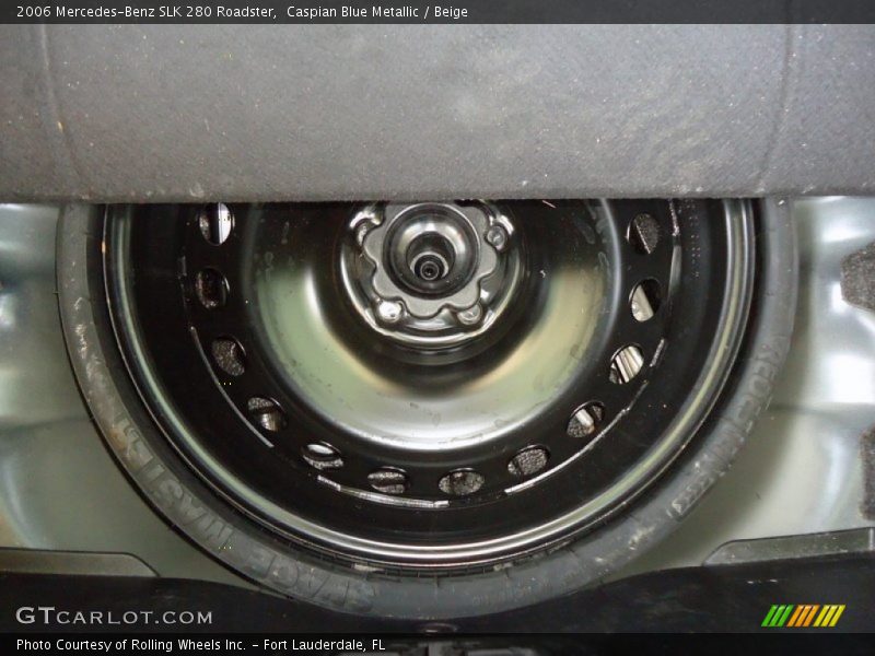 Caspian Blue Metallic / Beige 2006 Mercedes-Benz SLK 280 Roadster