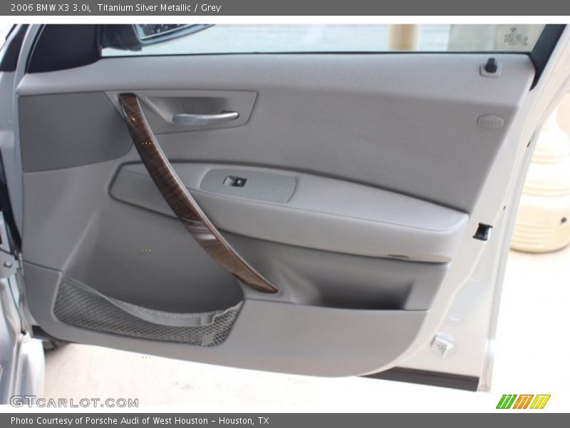 Titanium Silver Metallic / Grey 2006 BMW X3 3.0i