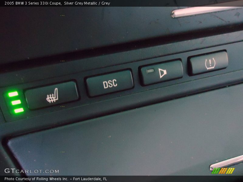 Silver Grey Metallic / Grey 2005 BMW 3 Series 330i Coupe