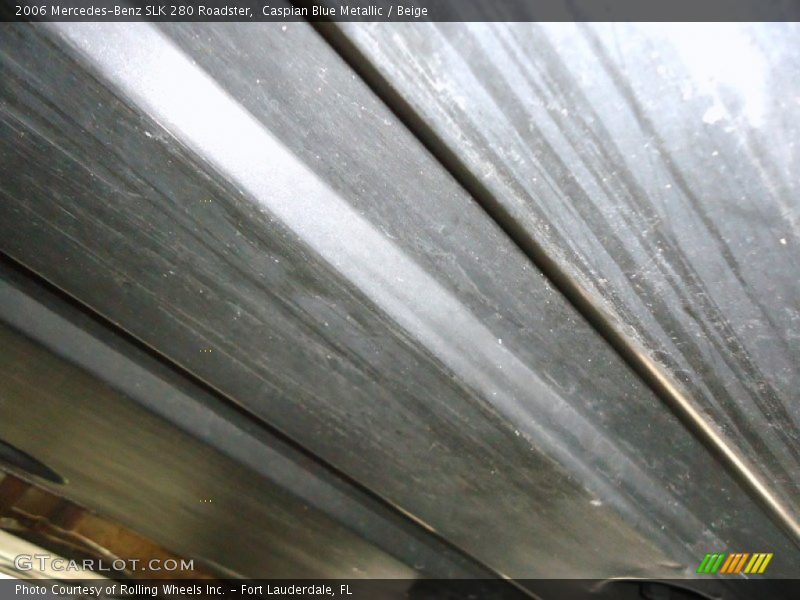 Caspian Blue Metallic / Beige 2006 Mercedes-Benz SLK 280 Roadster
