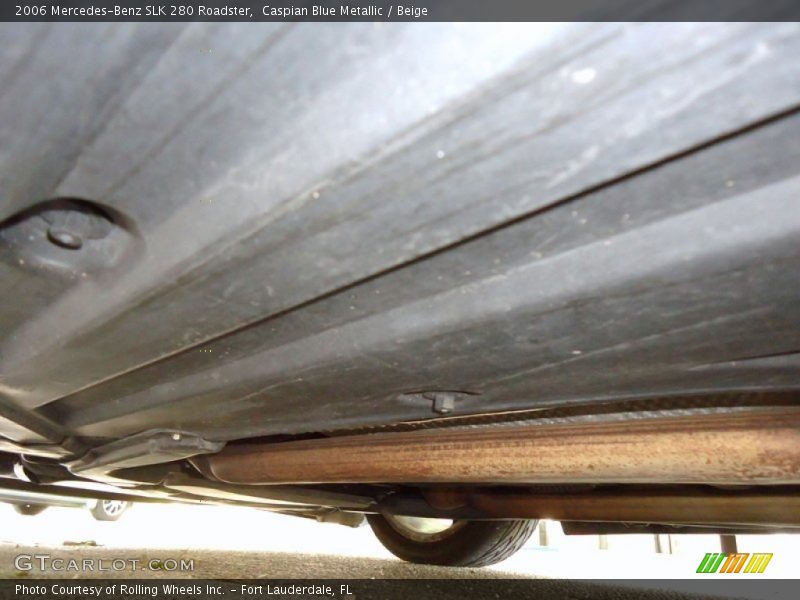 Caspian Blue Metallic / Beige 2006 Mercedes-Benz SLK 280 Roadster