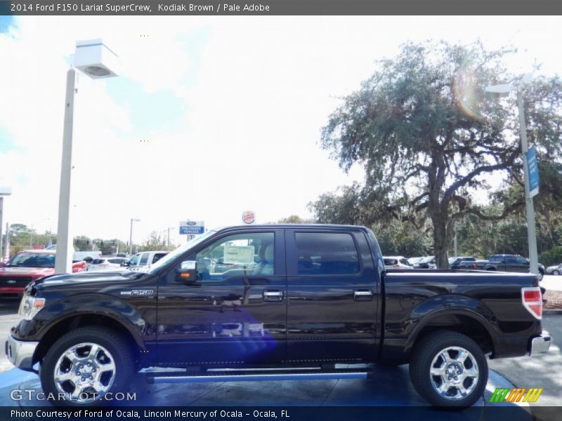 Kodiak Brown / Pale Adobe 2014 Ford F150 Lariat SuperCrew