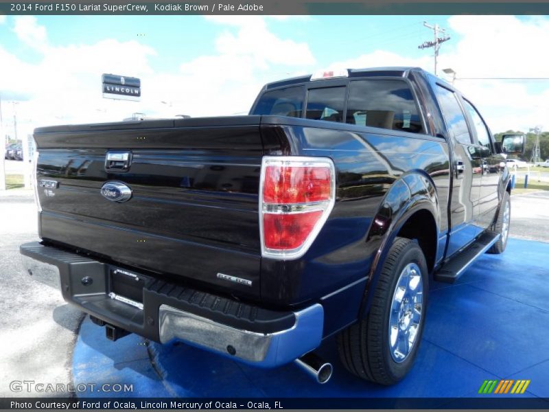 Kodiak Brown / Pale Adobe 2014 Ford F150 Lariat SuperCrew