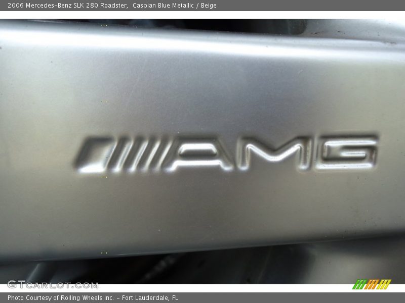 Caspian Blue Metallic / Beige 2006 Mercedes-Benz SLK 280 Roadster