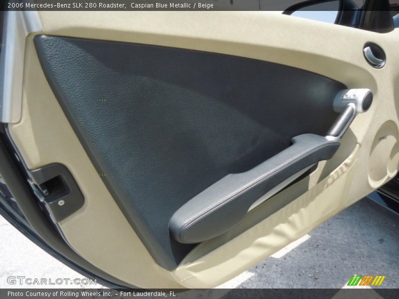 Caspian Blue Metallic / Beige 2006 Mercedes-Benz SLK 280 Roadster