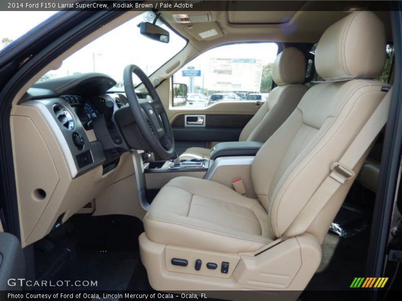 Front Seat of 2014 F150 Lariat SuperCrew
