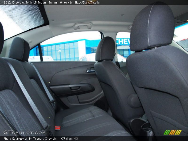 Summit White / Jet Black/Dark Titanium 2012 Chevrolet Sonic LT Sedan