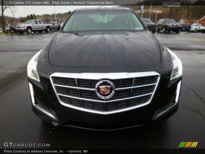 Black Raven / Medium Titanium/Jet Black 2014 Cadillac CTS Sedan AWD