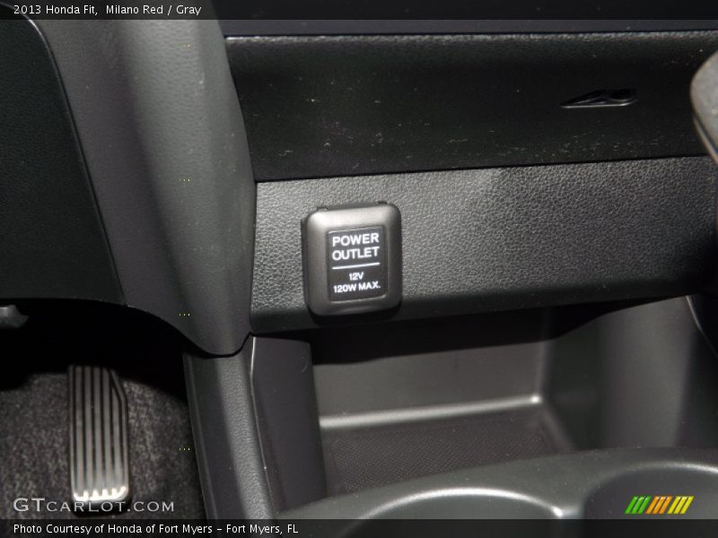 Milano Red / Gray 2013 Honda Fit
