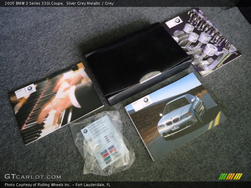 Silver Grey Metallic / Grey 2005 BMW 3 Series 330i Coupe