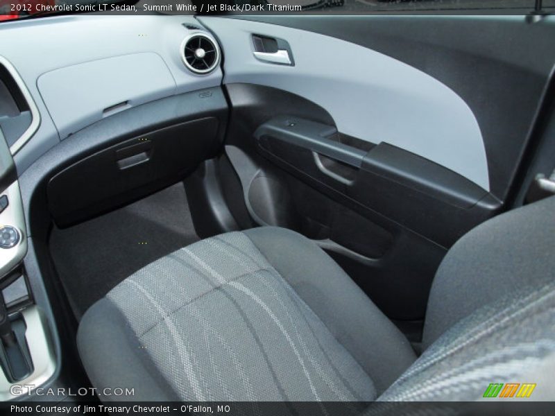Summit White / Jet Black/Dark Titanium 2012 Chevrolet Sonic LT Sedan