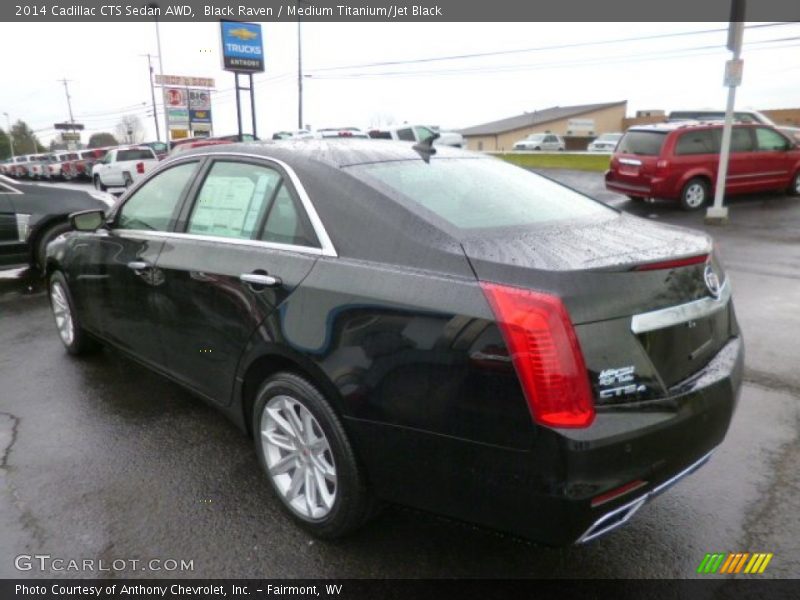 Black Raven / Medium Titanium/Jet Black 2014 Cadillac CTS Sedan AWD