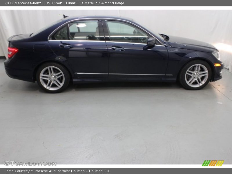 Lunar Blue Metallic / Almond Beige 2013 Mercedes-Benz C 350 Sport