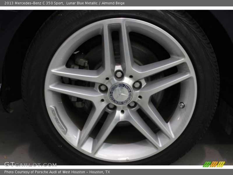 Lunar Blue Metallic / Almond Beige 2013 Mercedes-Benz C 350 Sport