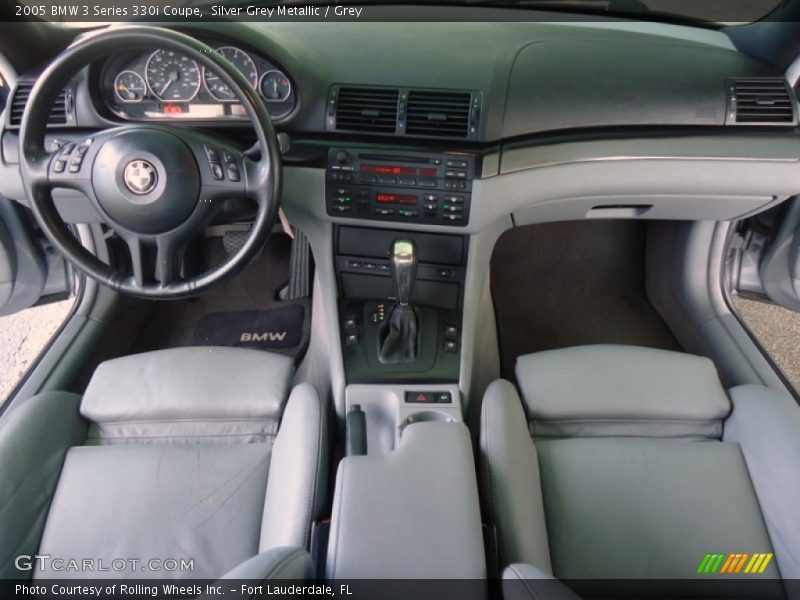 Silver Grey Metallic / Grey 2005 BMW 3 Series 330i Coupe